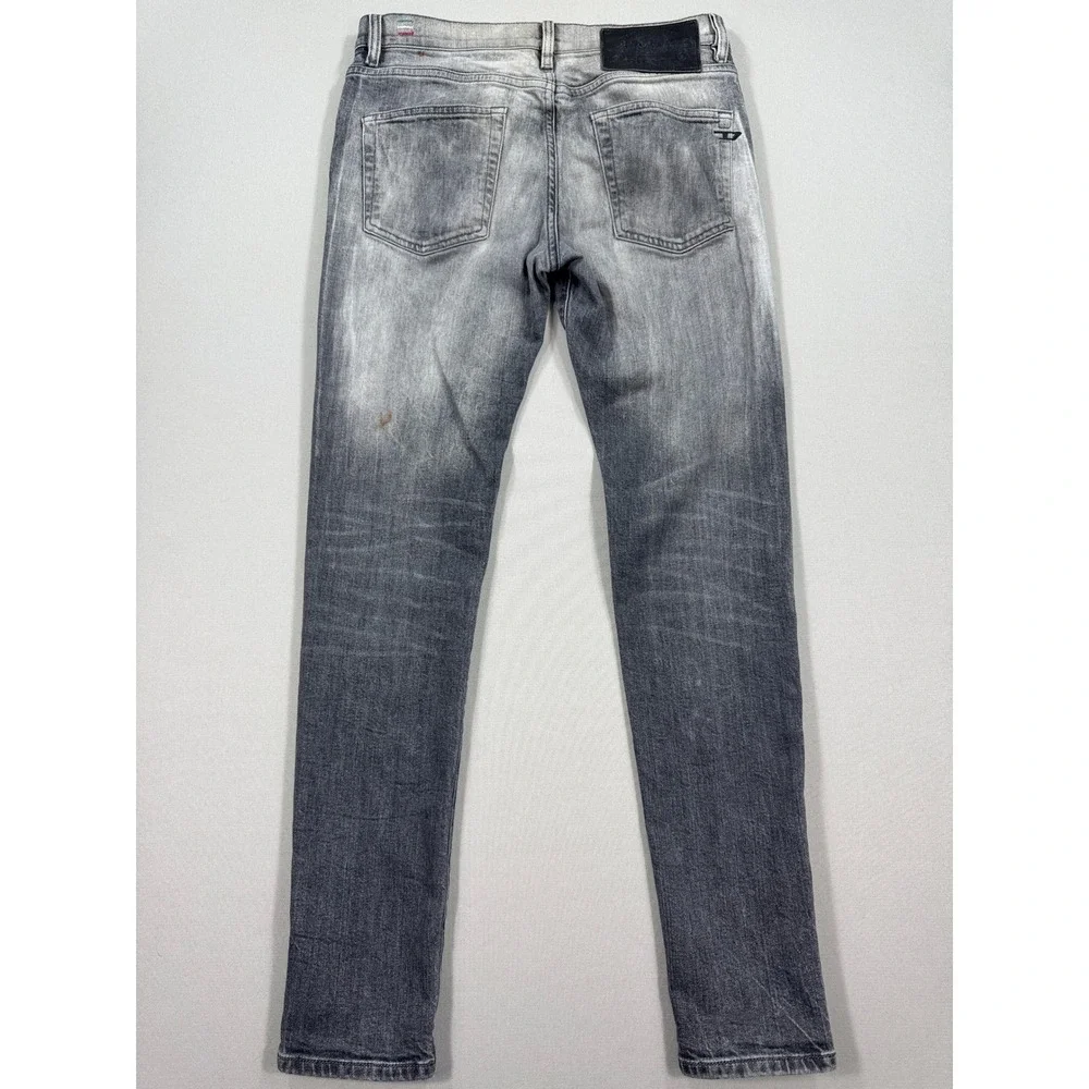 Diesel Jeans Men's 31x32 Black D-Strukt Slim Fit Skinny Stretch Made In Italy - Picture 3 of 14